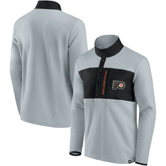 Philadelphia Flyers Fanatics Hockey Polar Fleece Quarter-Snap Jacket