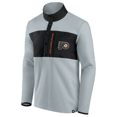 Philadelphia Flyers Fanatics Hockey Polar Fleece Quarter-Snap Jacket