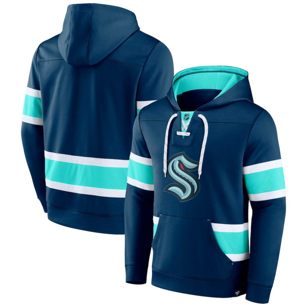 Seattle Kraken Fanatics Powerplay Warrior Pullover Hoodie