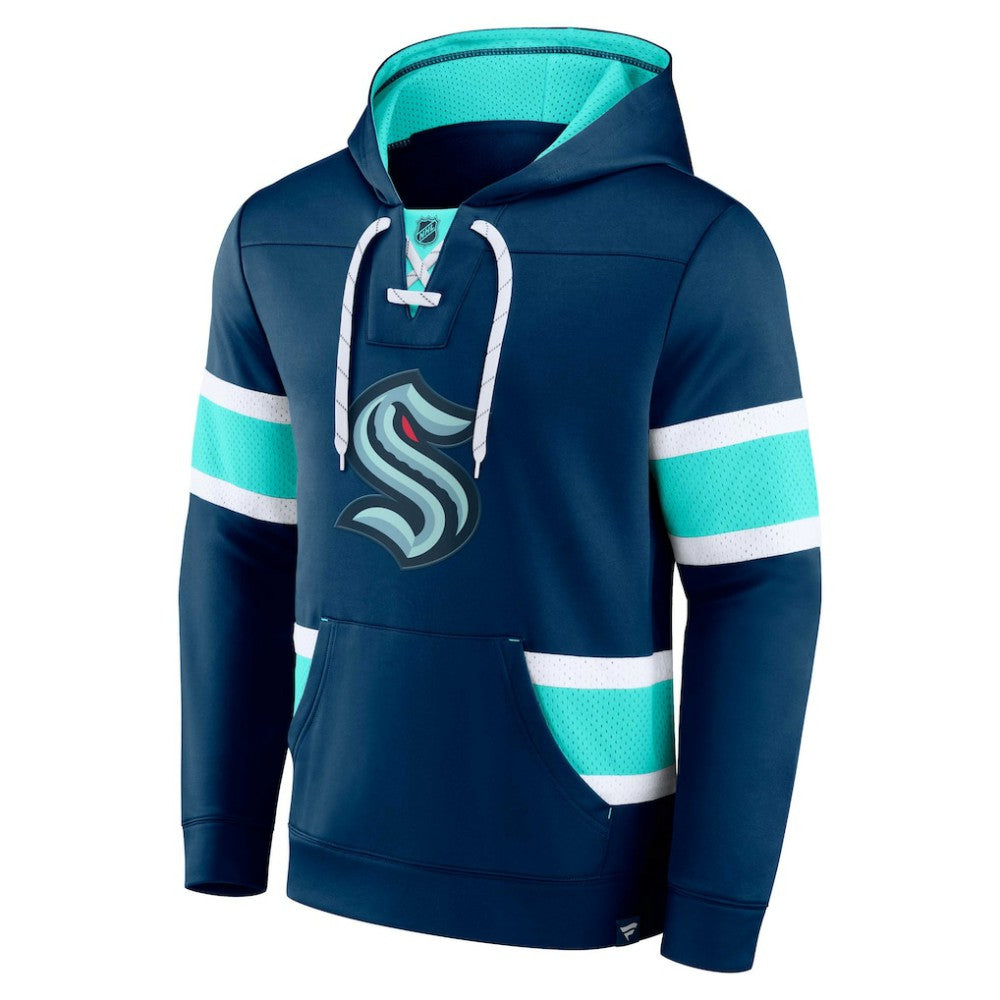 Seattle Kraken Fanatics Powerplay Warrior Pullover Hoodie