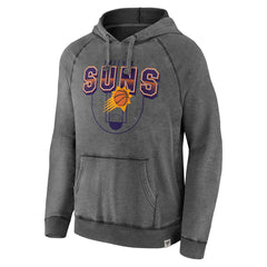 Phoenix Suns True Classics Vintage Snow Wash Raglan Pullover Hoodie - Gray | Fanatics shop