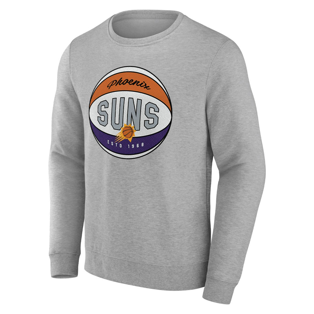 Phoenix Suns True Classics Vint Pullover Sweatshirt - Heathered Gray | Fanatics online