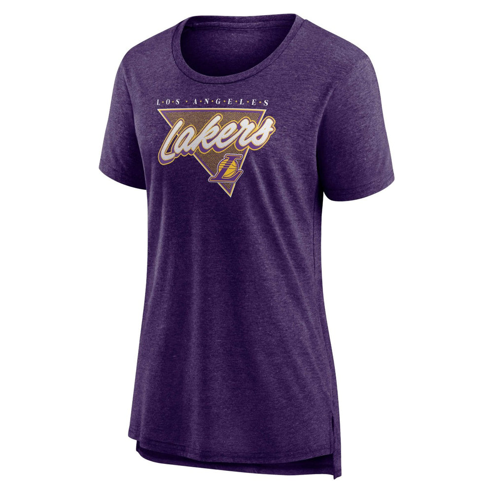 Los Angeles Lakers Women's True Classics Tri-Blend T-Shirt - Heathered Purple | Fanatics online