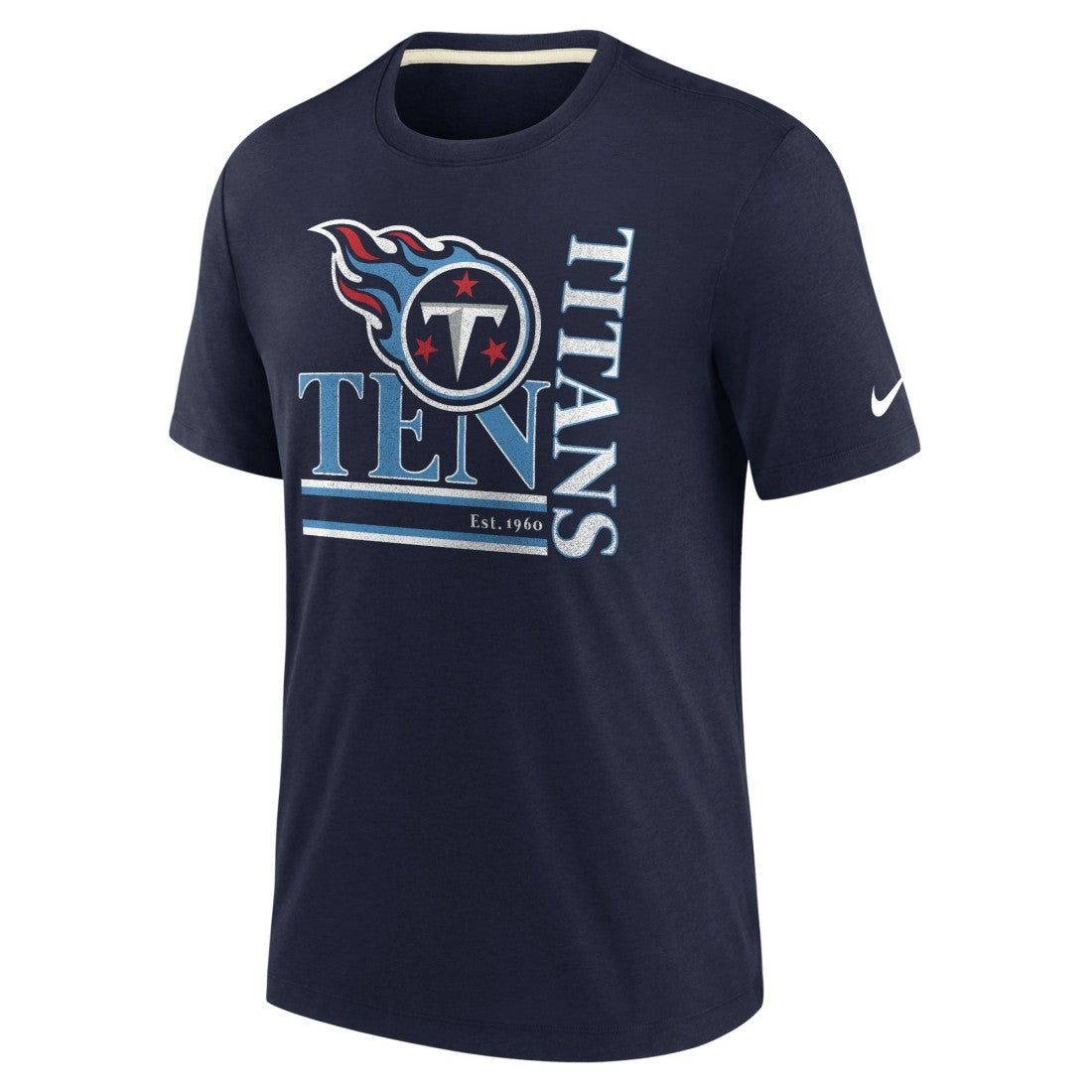 NFL Tennessee Titans Wordmark Logo Tri-Blend T-Shirt