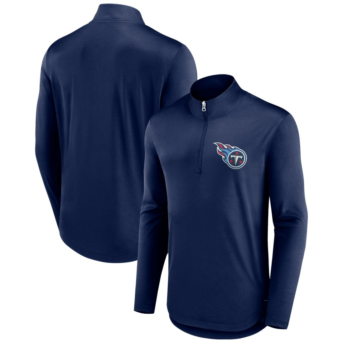 NFL Tennessee Titans Tough Minded Quarter-Zip Top
