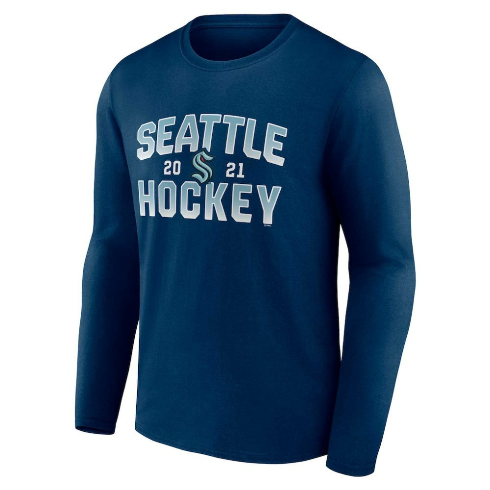 Seattle Kraken Fanatics Skate Or Die Long Sleeve T-Shirt
