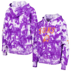 Phoenix Suns Women's Brushed Cotton Tie-Dye Pullover Hoodie - Purple | New Era on sale