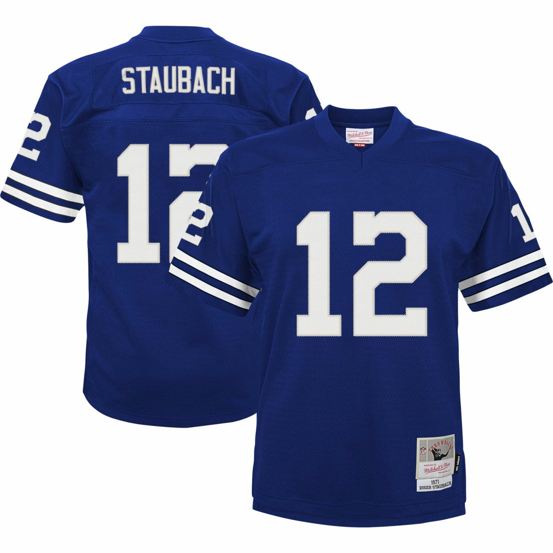 NFL Dallas Cowboys Roger Staubach  Youth Retired Player Legacy Jersey