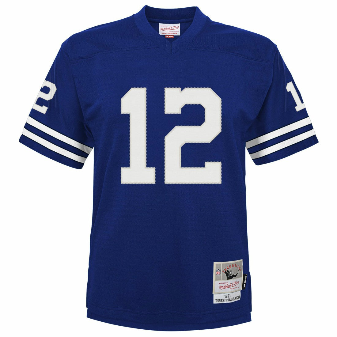 NFL Dallas Cowboys Roger Staubach  Youth Retired Player Legacy Jersey