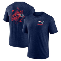 NFL New England Patriots Diamond Scroll Tri-Blend T-Shirt