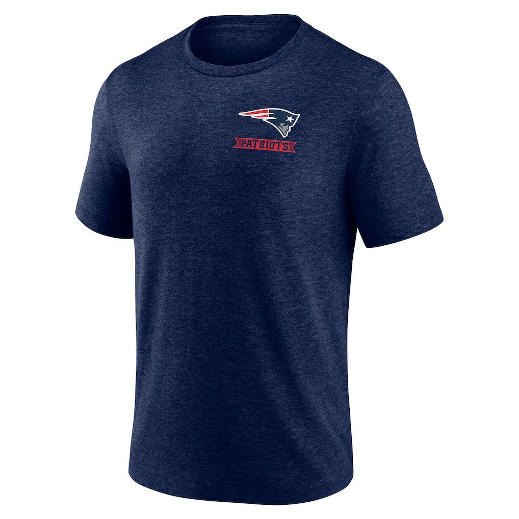 NFL New England Patriots Diamond Scroll Tri-Blend T-Shirt