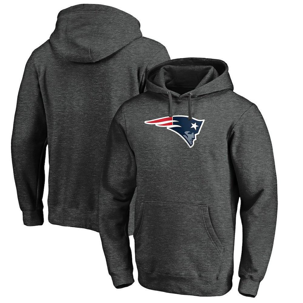 NFL New England Patriots Primary Logo Fitted Pullover Hoodie