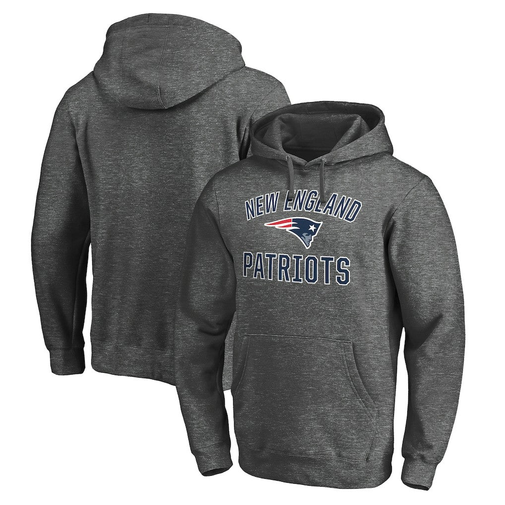 NFL New England Patriots Victory Arch Team Fitted Pullover Hoodie
