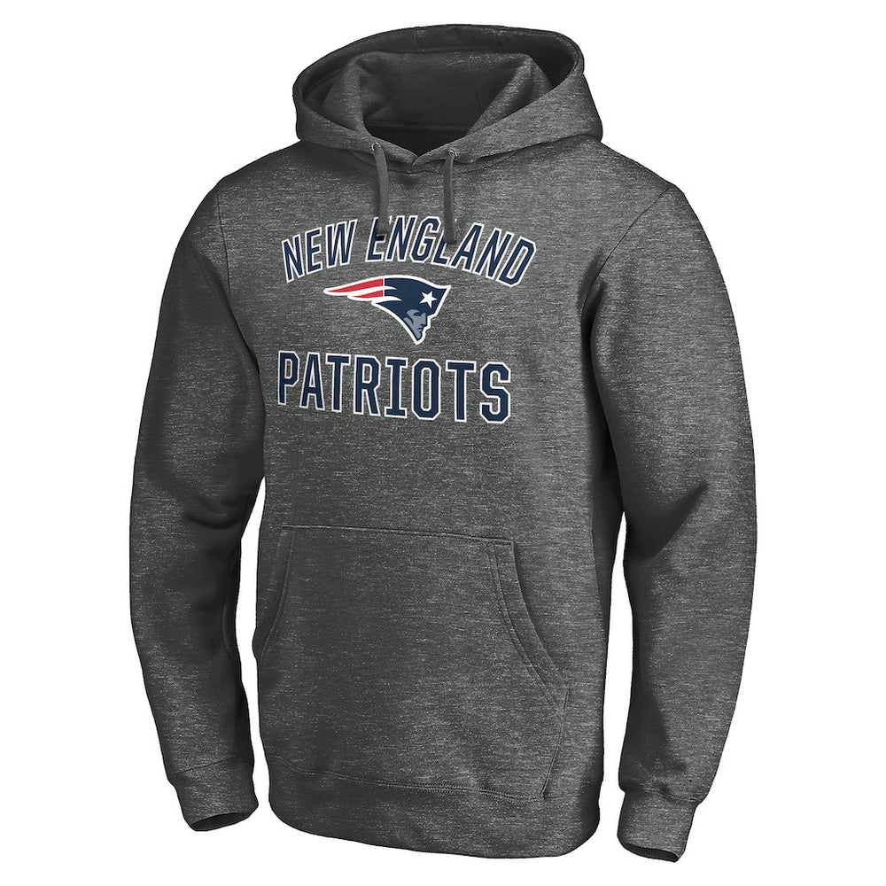 NFL New England Patriots Victory Arch Team Fitted Pullover Hoodie