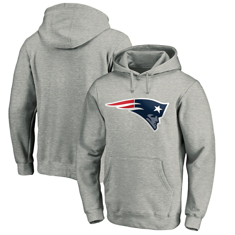 NFL New England Patriots Primary Logo Fitted Pullover Hoodie