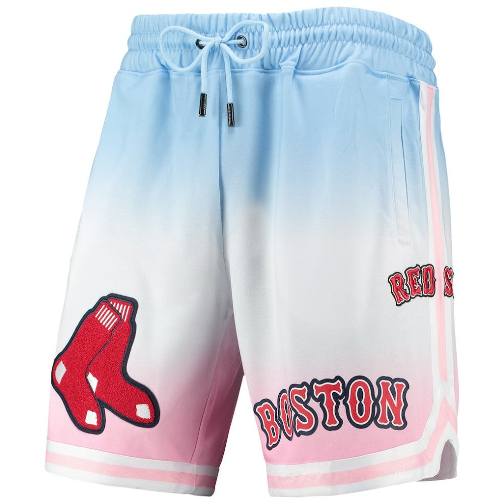 Boston Red Sox Pro Standard Team Logo Pro Ombre Shorts - Blue/Pink