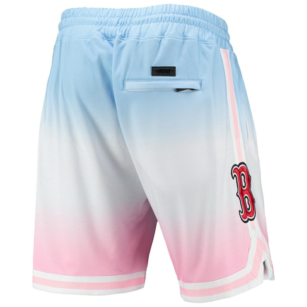 Boston Red Sox Pro Standard Team Logo Pro Ombre Shorts - Blue/Pink