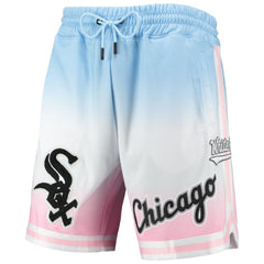 Chicago White Sox Pro Standard Team Logo Pro Ombre Shorts - Blue/Pink