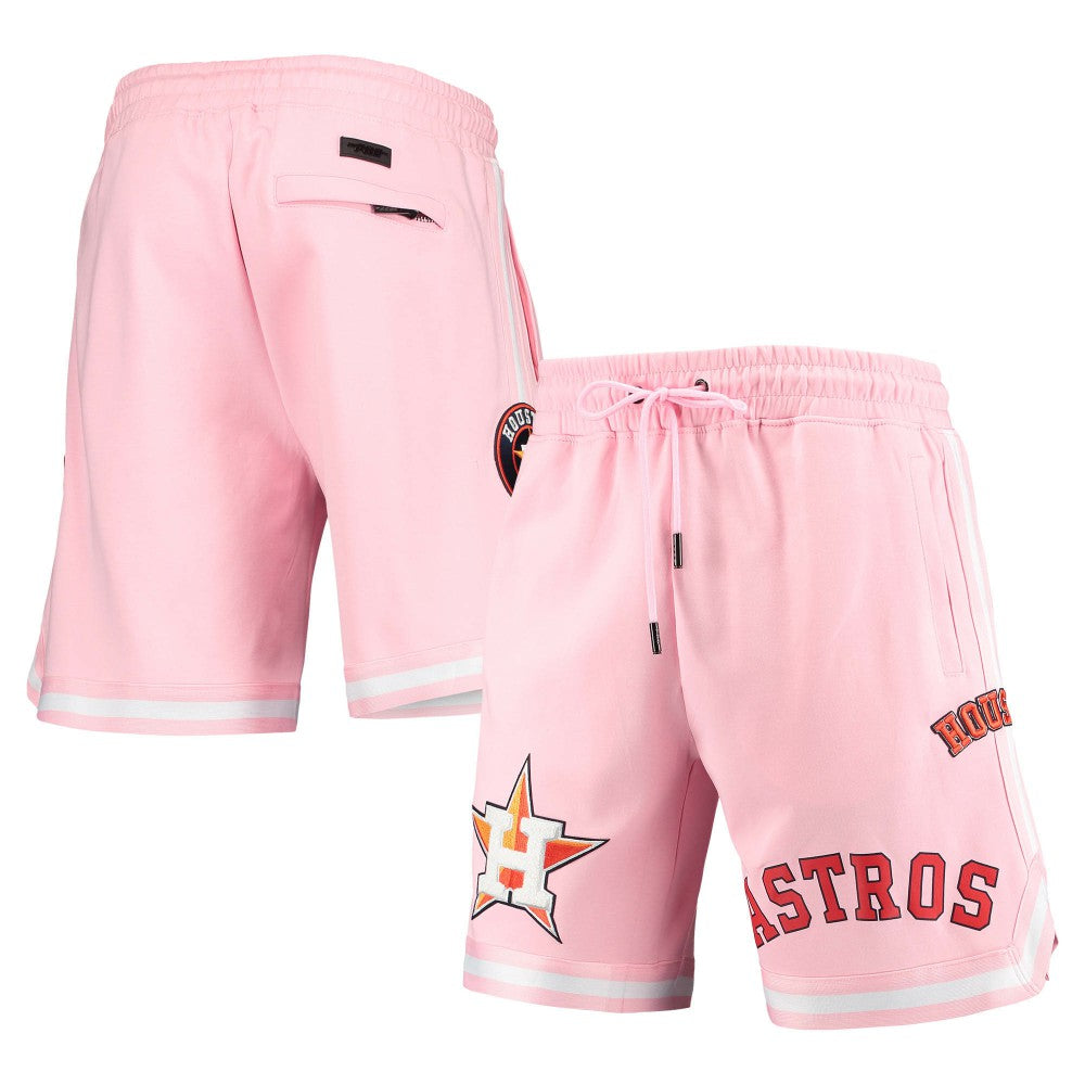 Houston Astros Pro Standard Logo Club Shorts - Pink