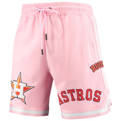 Houston Astros Pro Standard Logo Club Shorts - Pink
