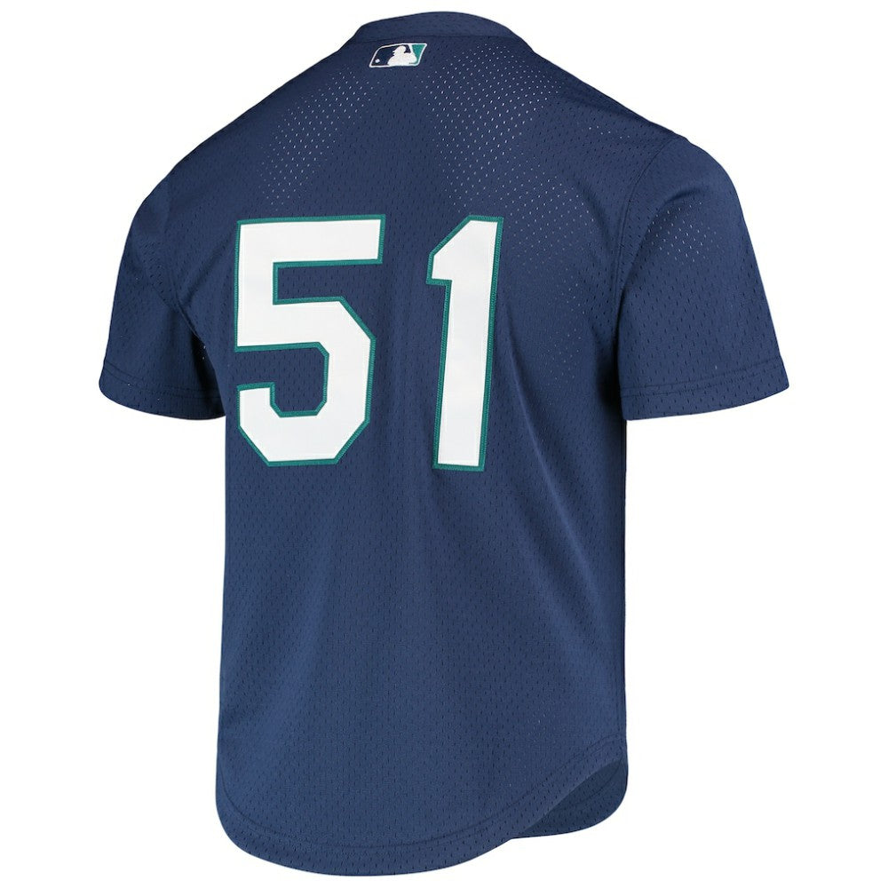 Ichiro Suzuki Seattle Mariners Authentic Batting Practice Jersey - Navy | Mitchell & Ness