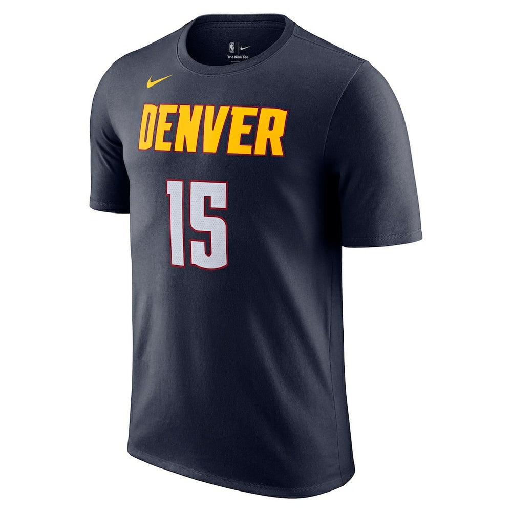 Nikola Jokic Denver Nuggets Icon 2022/23 Name & Number T-Shirt sale - Navy | Nike outlet
