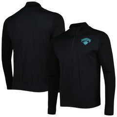 New York Knicks Levelwear Nano Engineered Knit Fabric Quarter-Zip Jacket - Black for sale