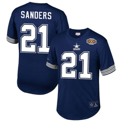 NFL Dallas Cowboys Deion Sanders  Retired Player Name & Number Mesh Top