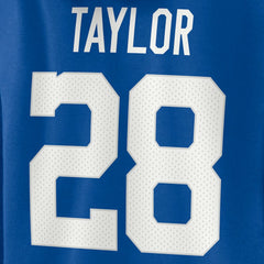 NFL Indianapolis Colts Jonathan Taylor  Women's Player Icon Name & Number V-Neck Pullover Hoodie
