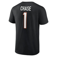 NFL Cincinnati Bengals Ja'Marr Chase  Player Icon Name & Number T-Shirt