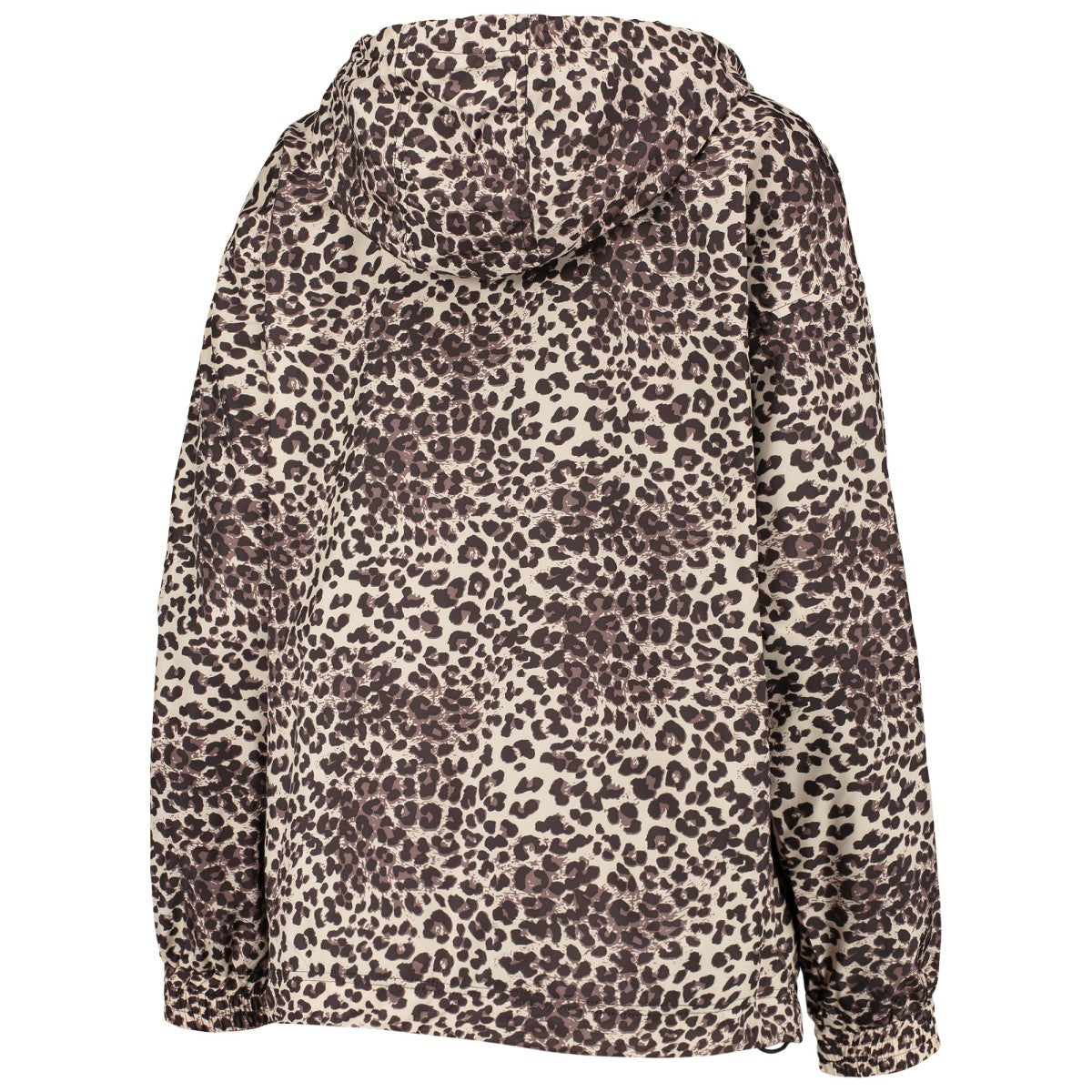 New York Knicks DKNY Sport Women's Gabriella Windbreaker Half-Zip Hoodie - Leopard sale