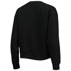 Miami Marlins DKNY Sport Women's Carrie Pullover Sweatshirt - Black