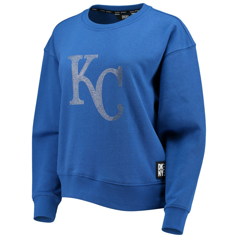 Kansas City Royals DKNY Sport Women's Carrie Pullover Sweatshirt - Royal