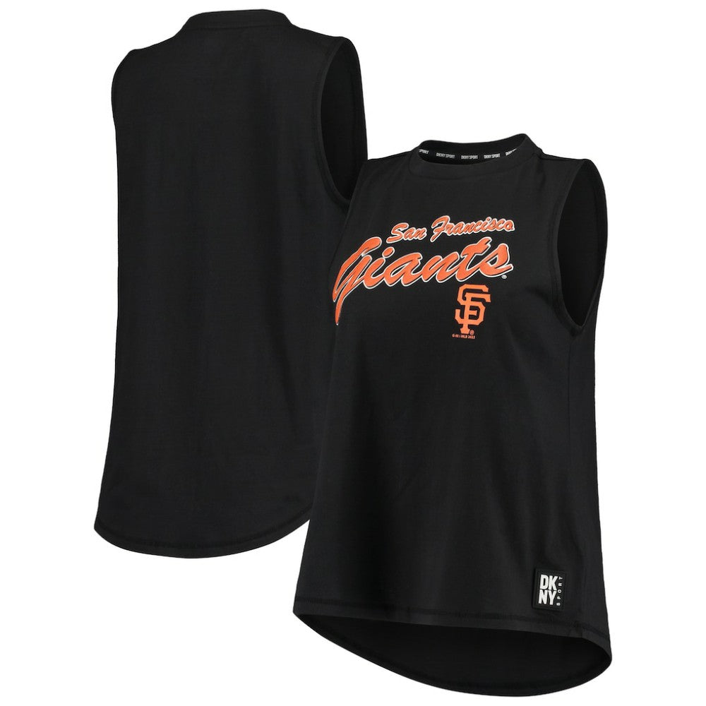 San Francisco Giants DKNY Sport Women's Marcie Tank Top - Black