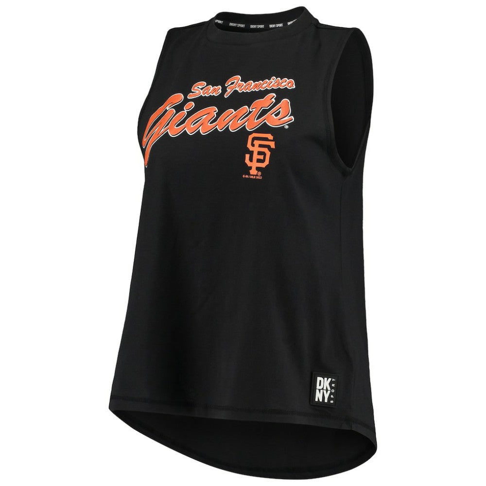 San Francisco Giants DKNY Sport Women's Marcie Tank Top - Black