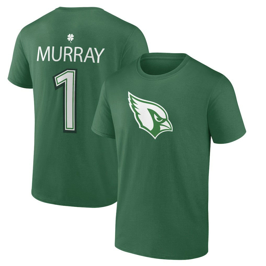 NFL Arizona Cardinals Kyler Murray  St. Patrick's Day Icon Player T-Shirt