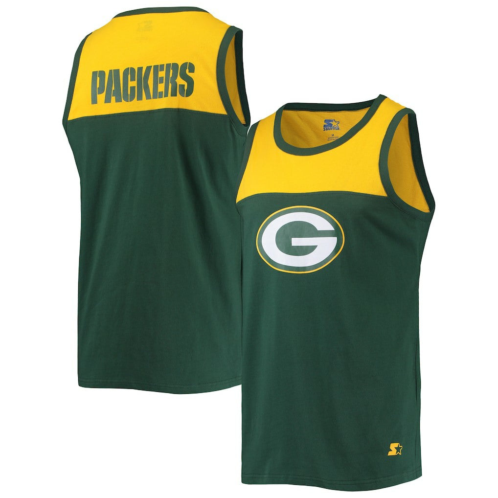 NFL Green Bay Packers Starter Team Touchdown Fashion Tank Top