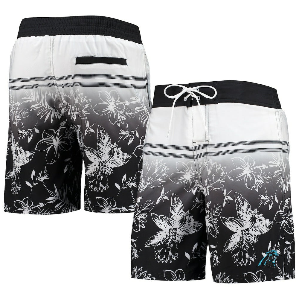 NFL Carolina Panthers G-III Sports by Carl Banks Island Volley Swim Shorts