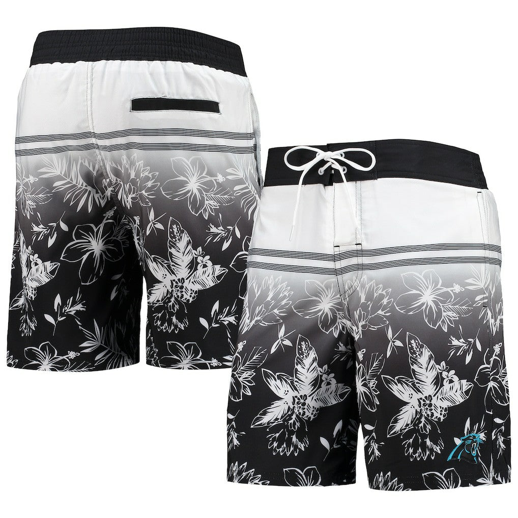 NFL Carolina Panthers G-III Sports by Carl Banks Island Volley Swim Shorts