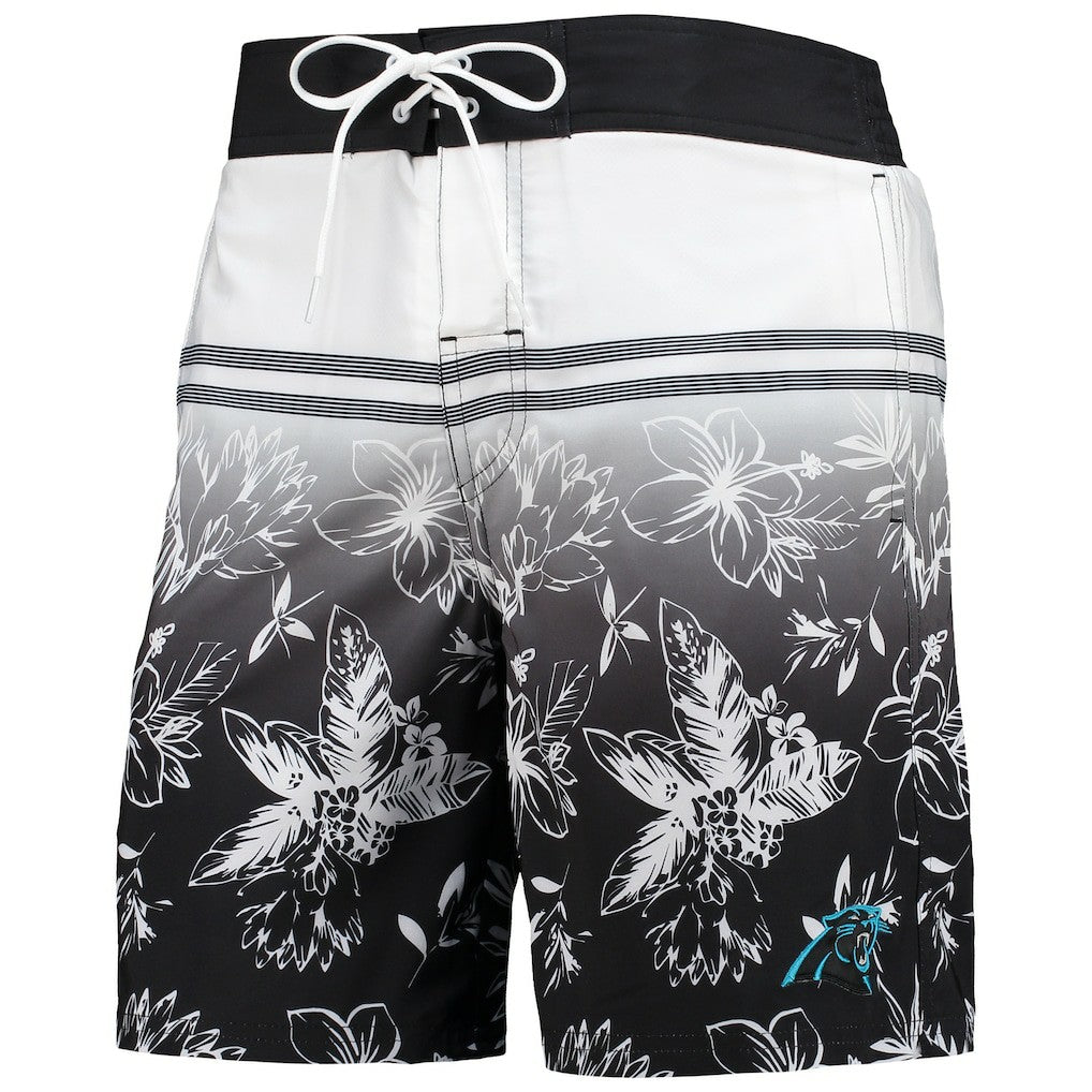 NFL Carolina Panthers G-III Sports by Carl Banks Island Volley Swim Shorts