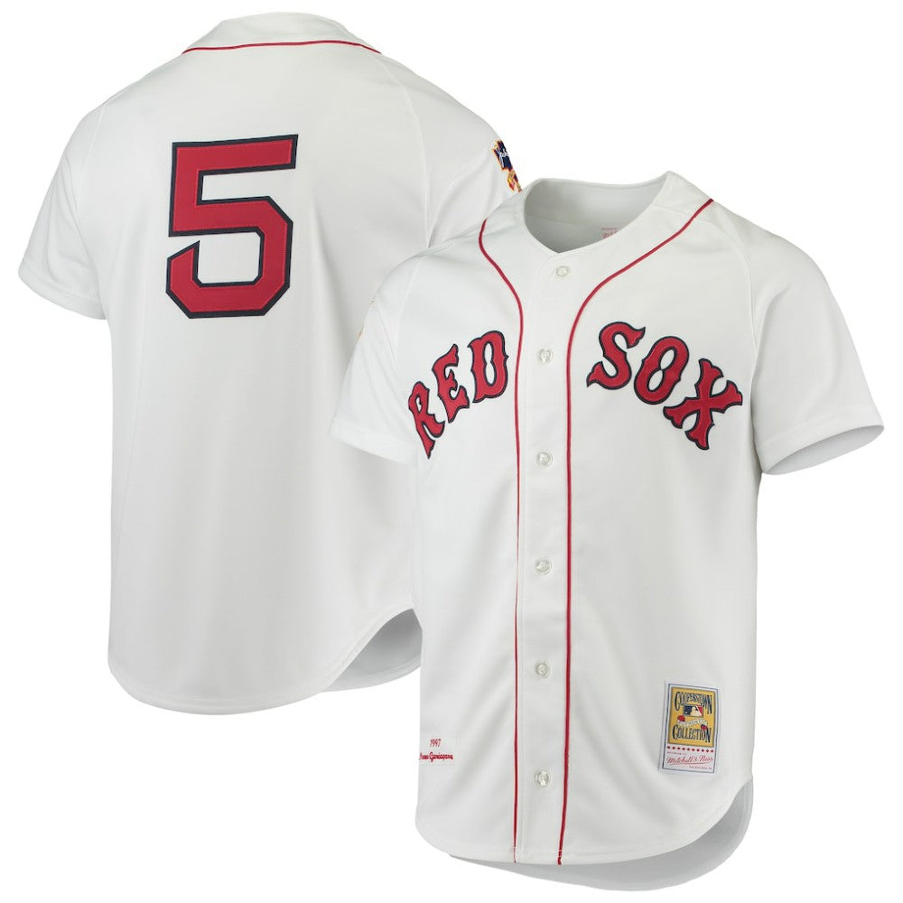 Nomar Garciaparra Boston Red Sox 1997 Cooperstown Collection Authentic Jersey - White | Mitchell & Ness