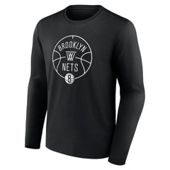 Brooklyn Nets Tip-Off Long Sleeve T-Shirt - Black outlet