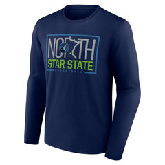 Minnesota Timberwolves Tip-Off Long Sleeve T-Shirt - Navy online