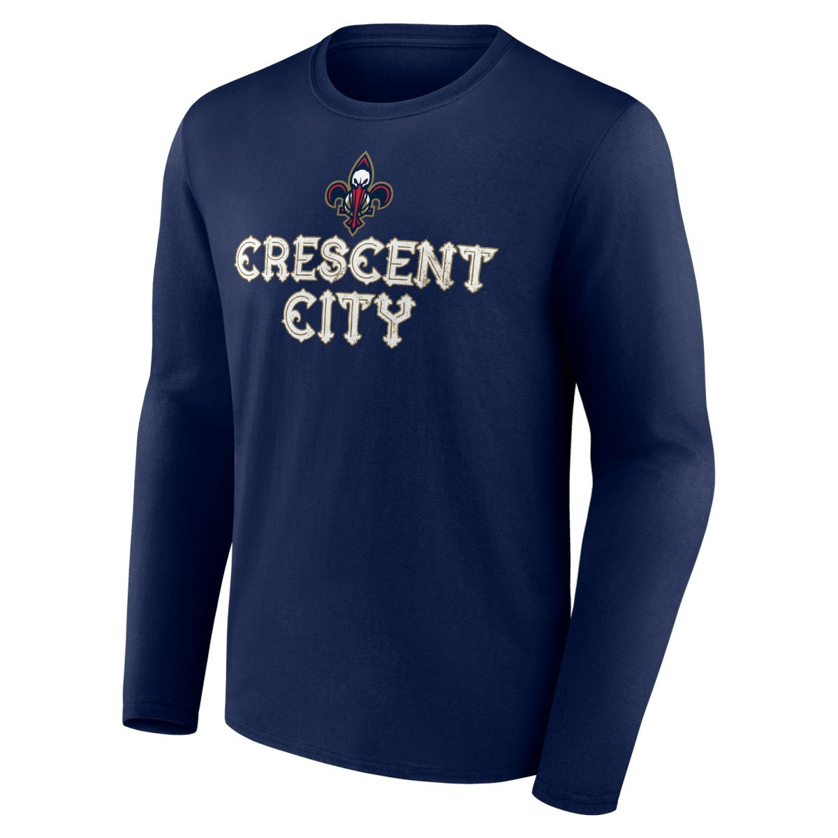 New Orleans Pelicans Tip-Off Long Sleeve T-Shirt - Navy for sale