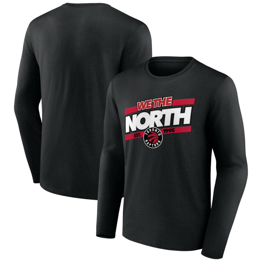 Toronto Raptors Tip-Off Long Sleeve T-Shirt - Black discount