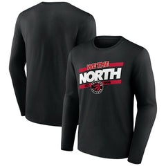 Toronto Raptors Tip-Off Long Sleeve T-Shirt - Black discount