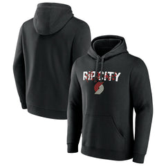 Portland Trail Blazers Tip-Off Pullover Hoodie - Black sale