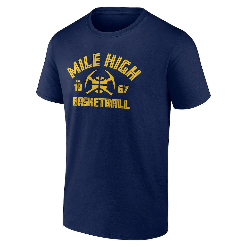 Denver Nuggets Tip-Off T-Shirt sale - Navy outlet