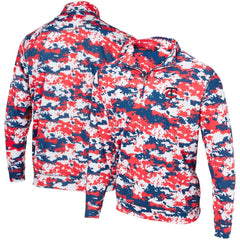 Minnesota Twins Digital Camo Performance Quarter-Zip Pullover Jacket - Red