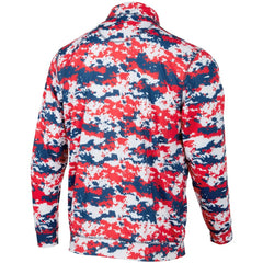 Minnesota Twins Digital Camo Performance Quarter-Zip Pullover Jacket - Red